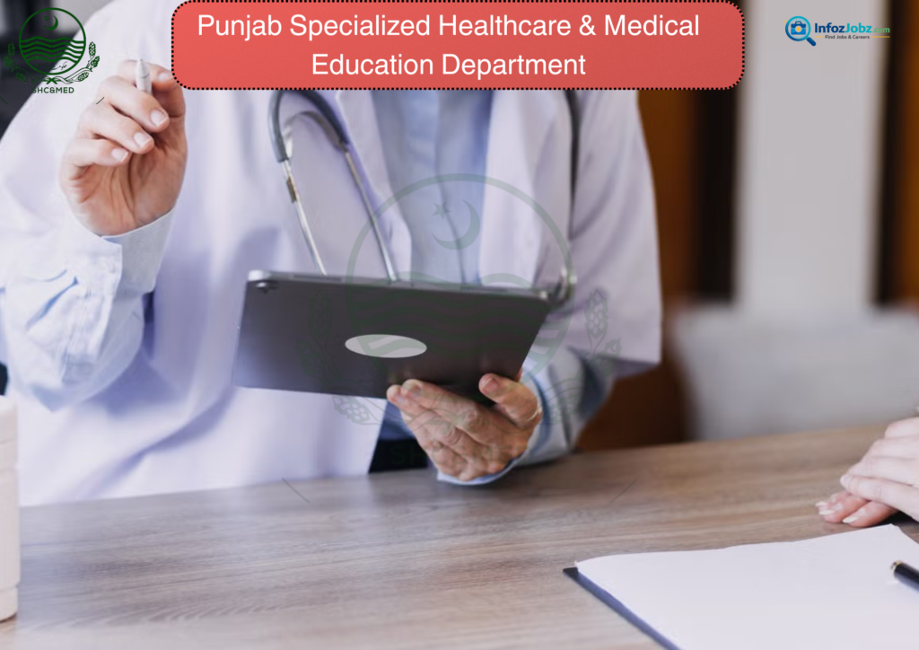 Jobs in Lahore 2026 Financial Management Specialist Punjab Specialized Healthcare Department Advertisement